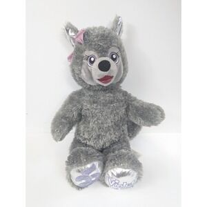 Build A Bear Workshop Great Wolf Lodge Violet The Wolf 25th Birthday 16 Inch‎